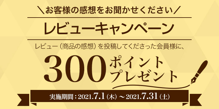 レビューキャンペーン