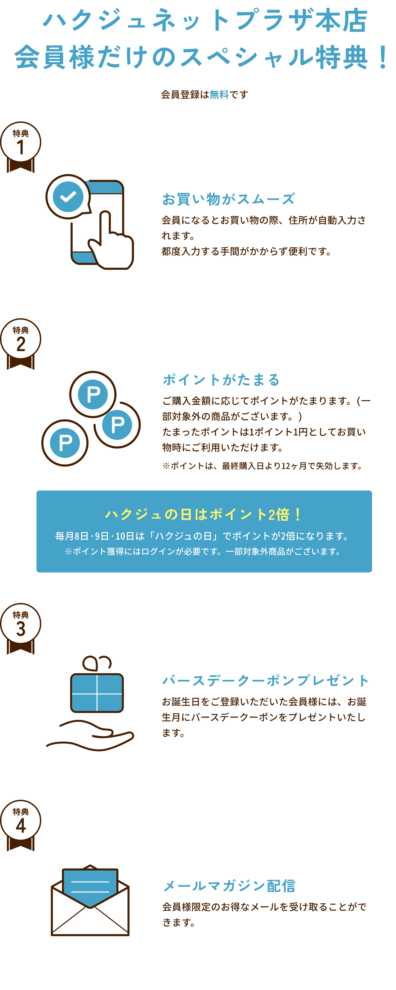 会員情報入力画面